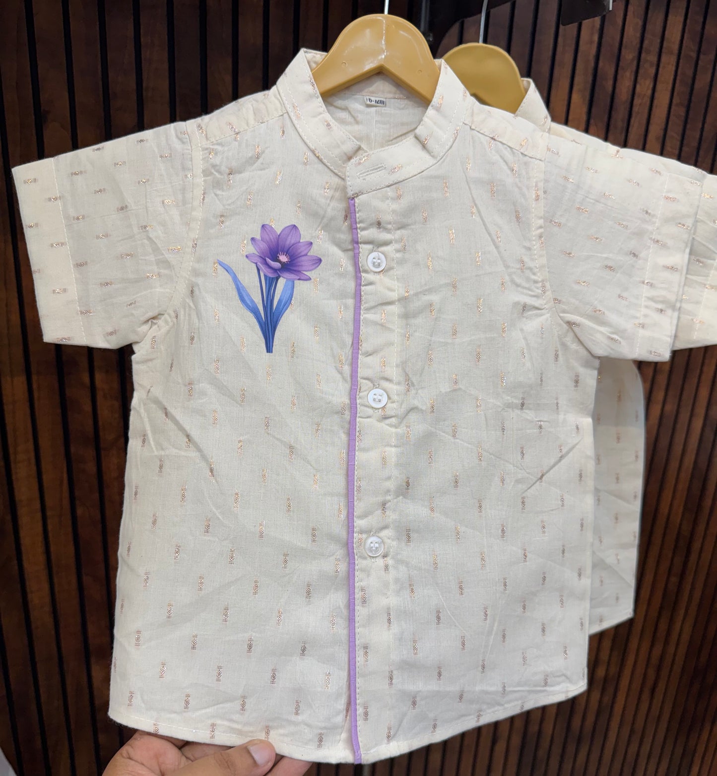 Ivory Bloom Classic Shirt