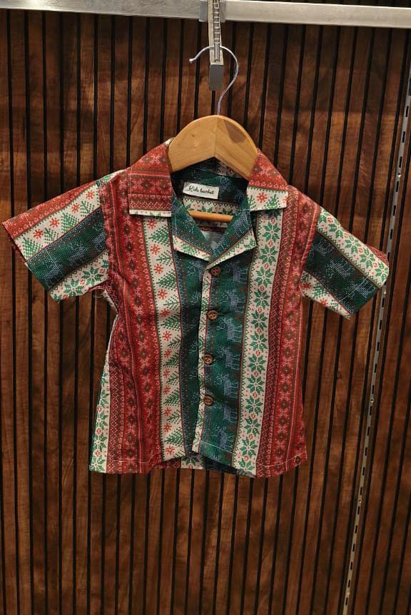 Snowflake Stripes Christmas Shirt - KBBXSO13