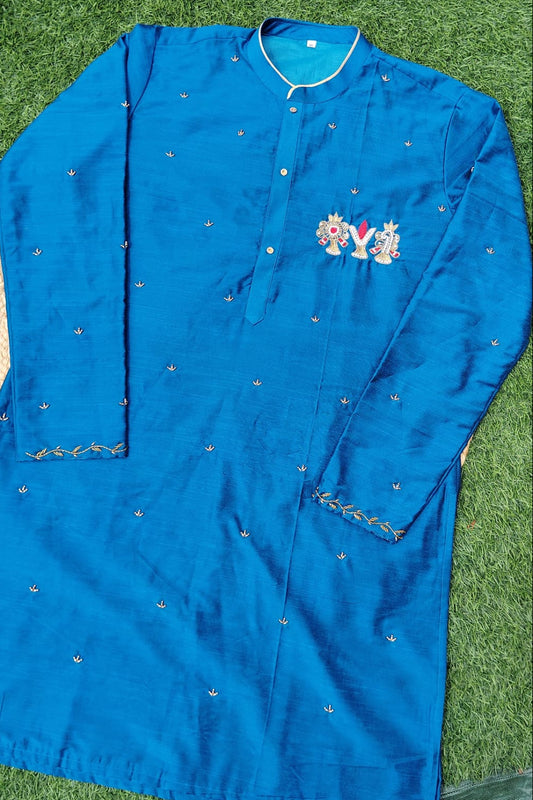 Lord Venkateshwara Themed Kurtha-KBDSCPB001