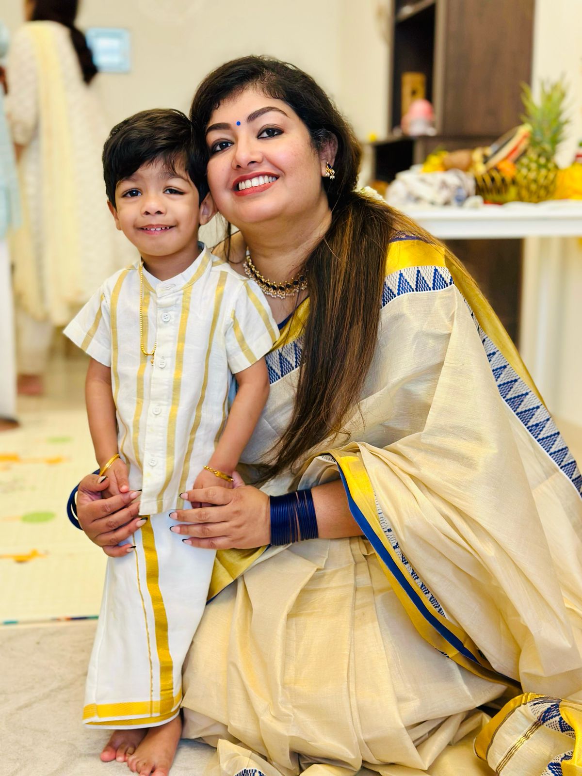 Half Inch Stripes Shirt & Dhoti - KBBSD013