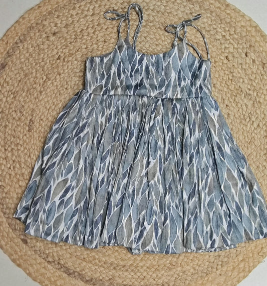 Soft Cotton Frock With Lining-RDKBGF100