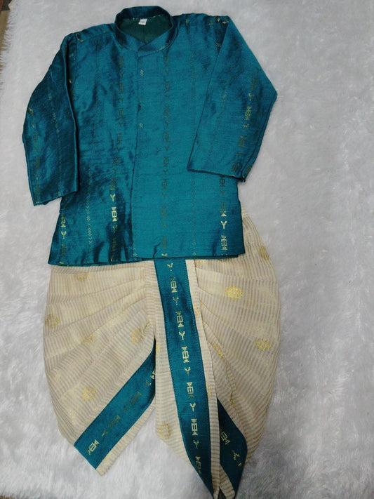 Cotton Kurtha with dhoti pant-RD