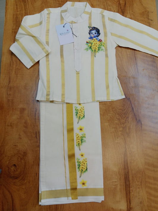 Vishu Shirt and Dhoti