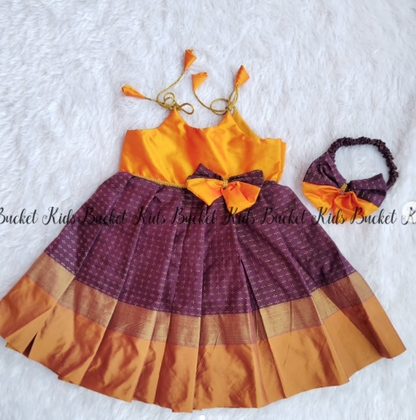 Arni Silk Frock - KBGFRY003