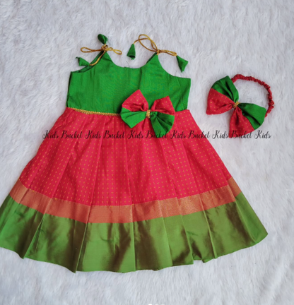 Arni Silk Frock - KBGFRY003