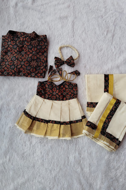 Ajrak Family Combo - KBFCA001