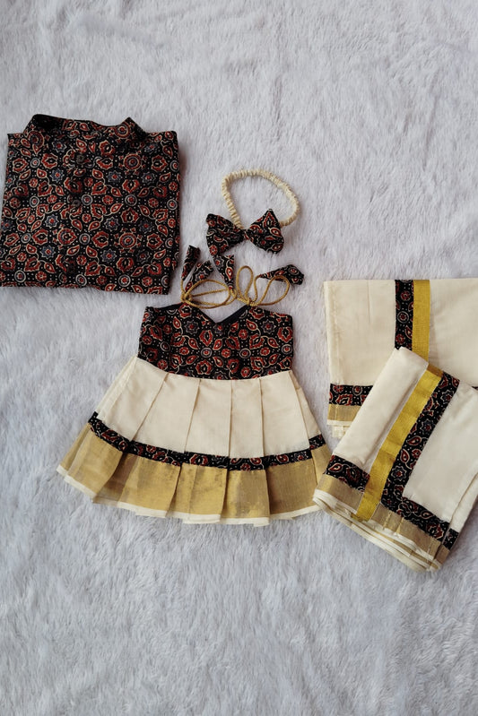 Ajrak Family Combo - KBFCA001