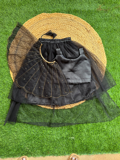 Cape Hand Work Top and Skirt - KBGL001