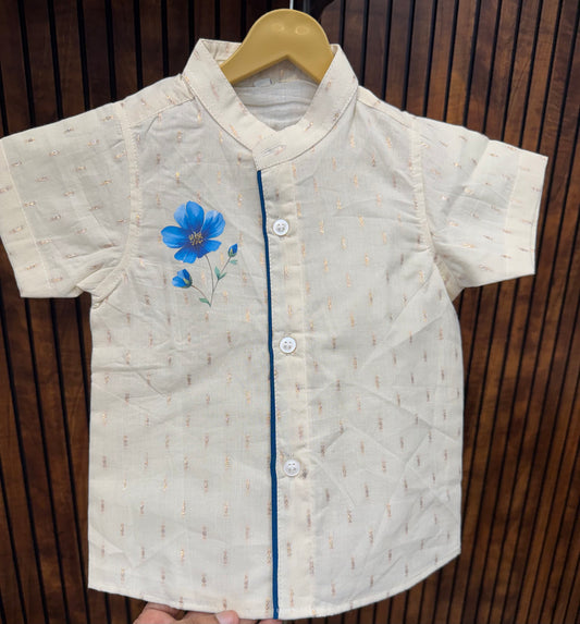 Ivory Bloom Classic Shirt
