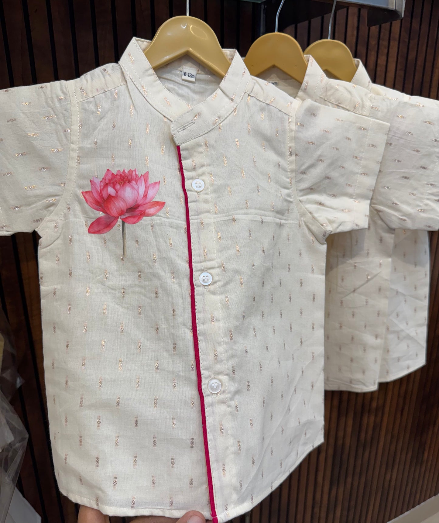 Ivory Bloom Classic Shirt