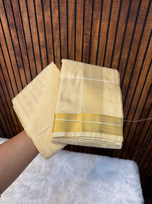 Lord Balaji Hand worked Silk Mix Shirt and Dhoti