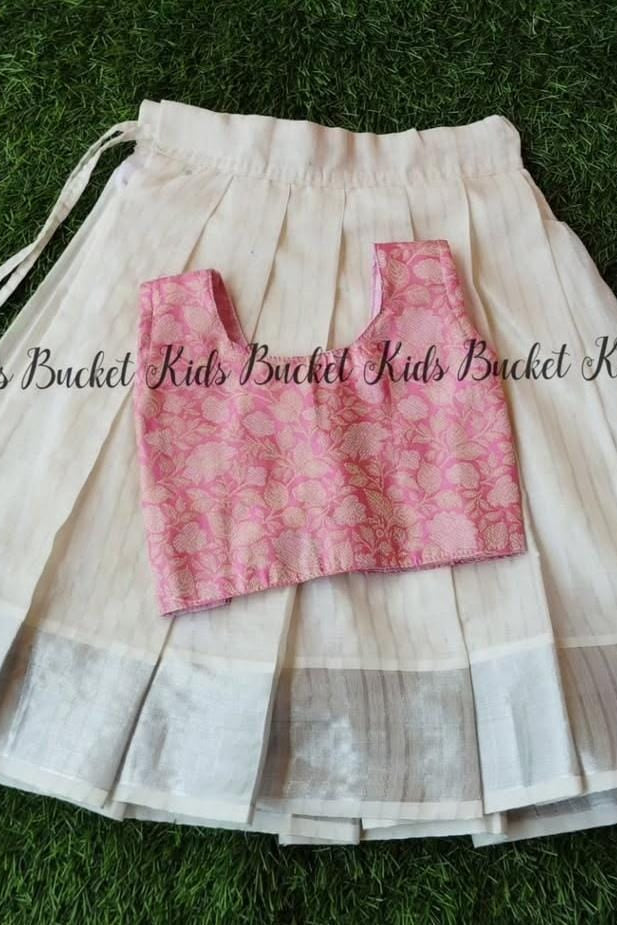 Banarasi Brocade Top & Zeri Skirt - KBGP002