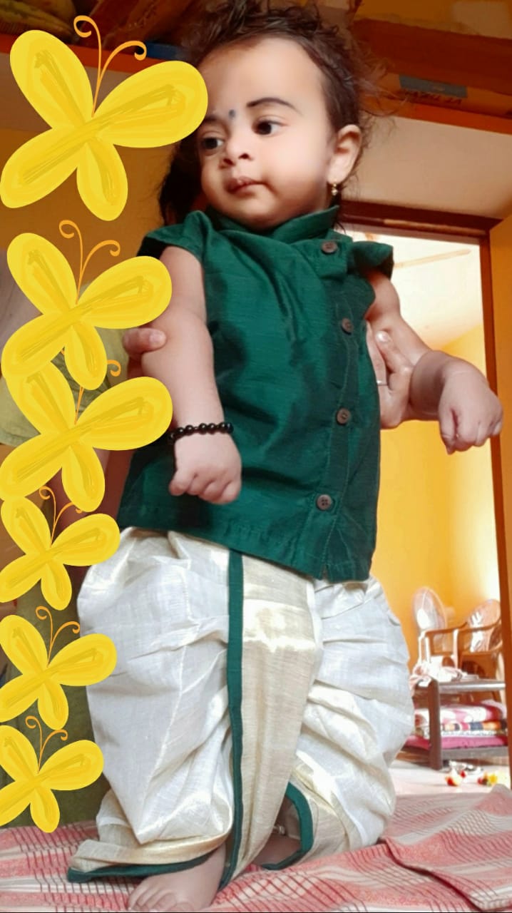 Classic Boy Side Button Kurta and Dhoti -  KBBKM002