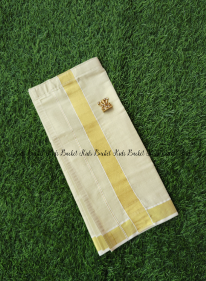 Golden Tissue Dhoti