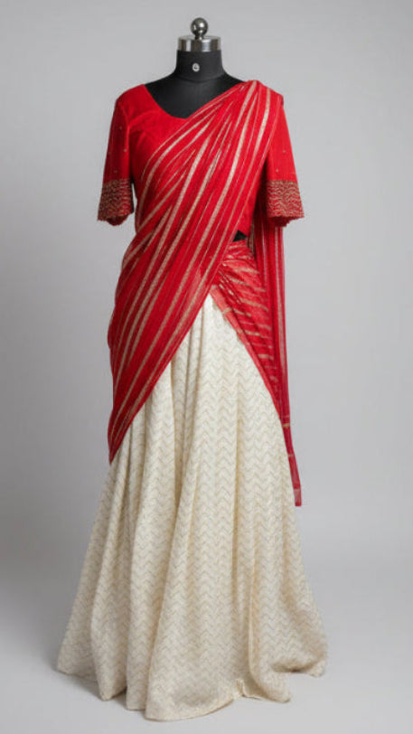 Red Lehnga - RDHS001