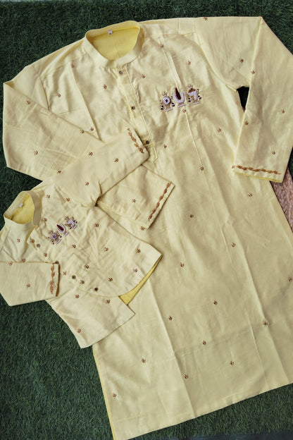 Lord Venkateshwara Themed Kurtha-KBDSCPB001