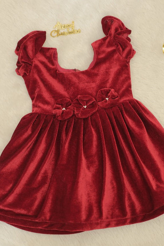 Velvet Christmas Angel Dress - KBGXF009