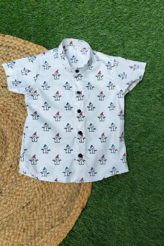 Little Snowman Charm Shirt - KBBXS009