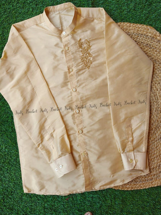 Majestic Deer Silk Shirt - RDMHS002