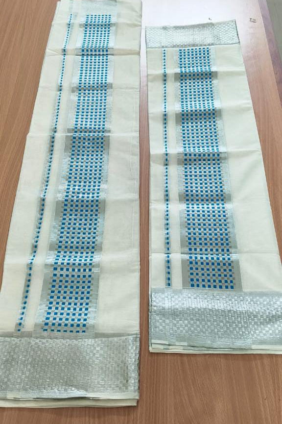 Nilambari Kasavu Set Mundu