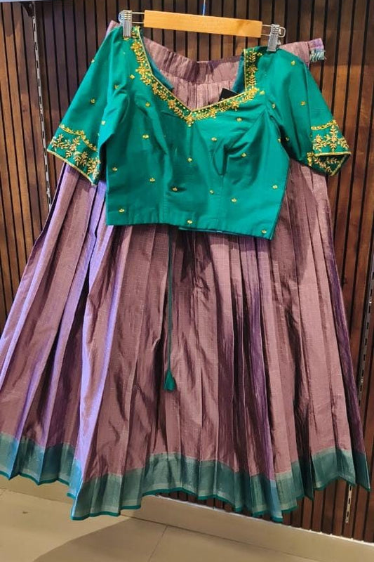 Peacock Glow Traditional Outfit - RDHL008