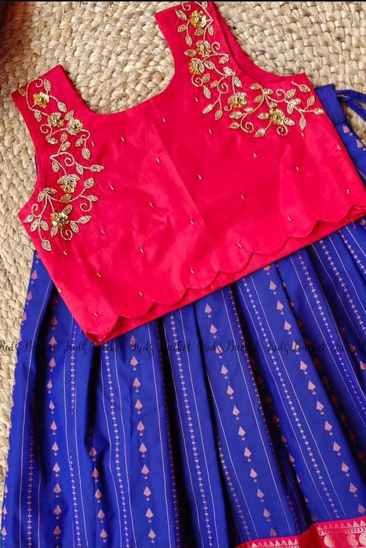 Temple Border Silk Set - KBGSP006