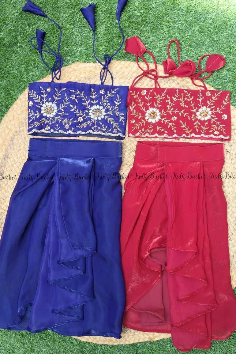 Draped Skirt & Top - KBGSD011