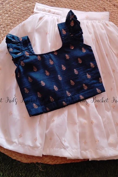 Bhavya Neelam Pattupavada Set - KBGBP021