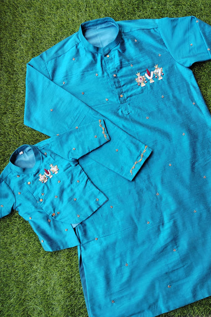 Lord Venkateshwara Themed Kurtha-KBDSCPB001