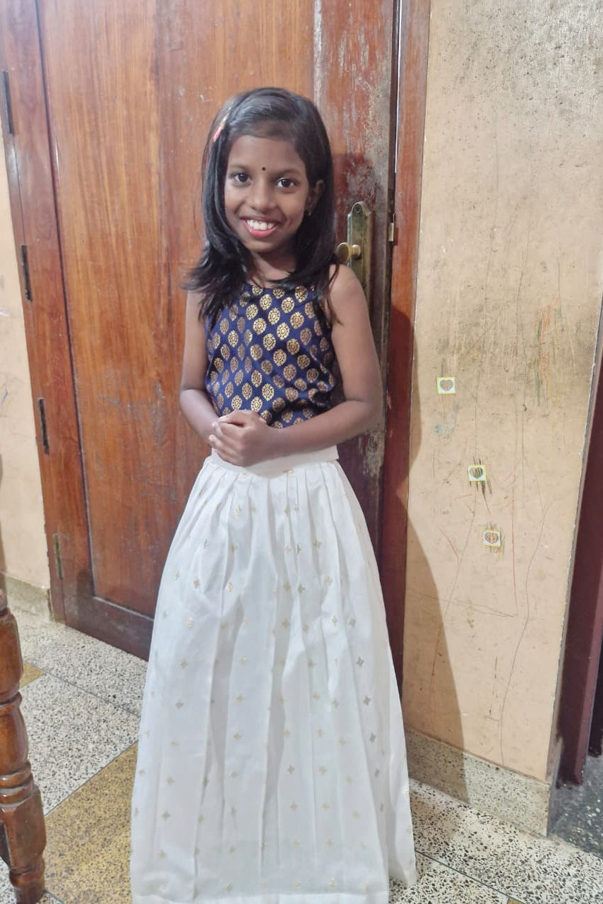 Bhavya Neelam Pattupavada Set - KBGBP021