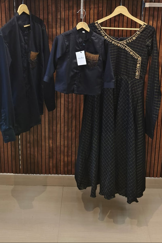 Midnight Gold Black Family Elegance Set - KBFC008