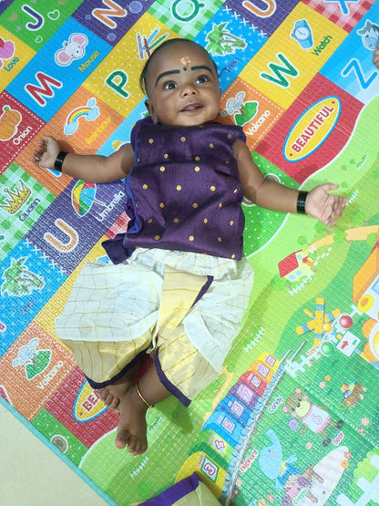 Brocard Coin Design Kurta and Dhoti Pants - KBBKB010