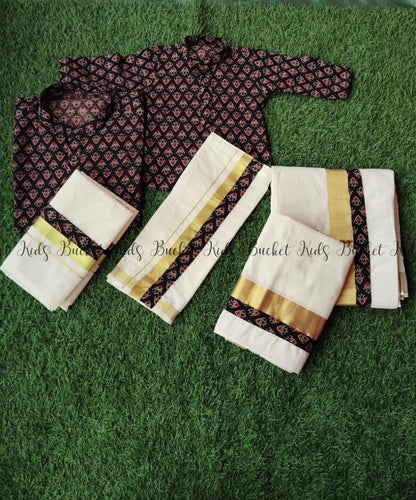 Ajrak Family Combo - KBFCA001