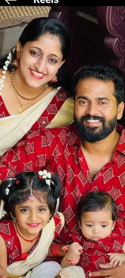 Ajrak Family Combo - KBFCA001