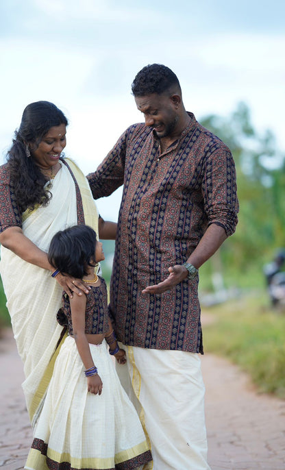 Ajrak Family Combo - KBFCA001