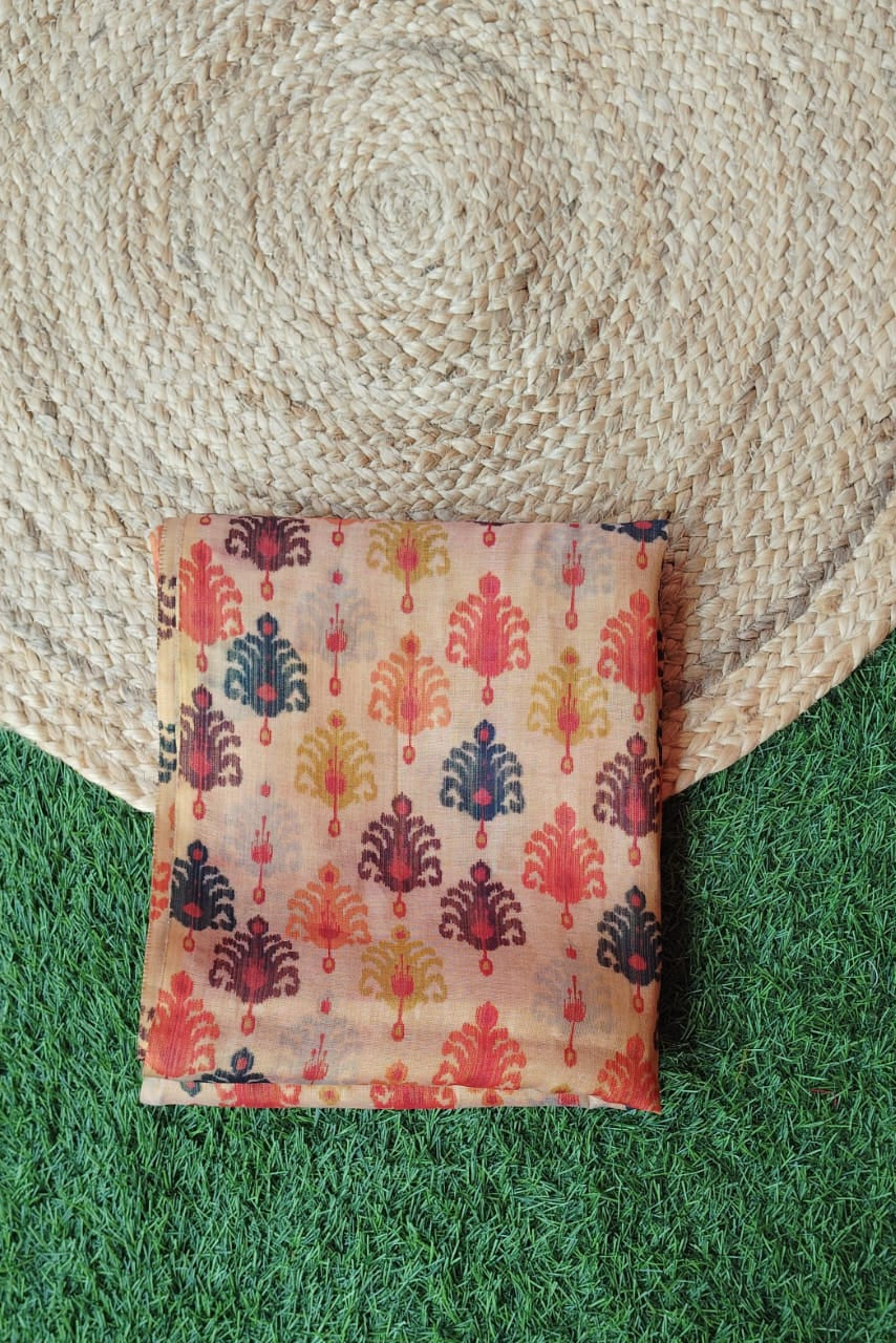 Swarna Ikat Tissue Fabric