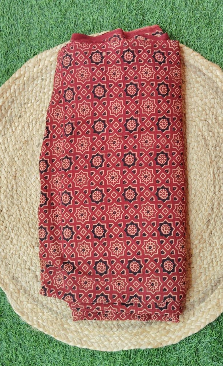 Ajrak Print Fabric