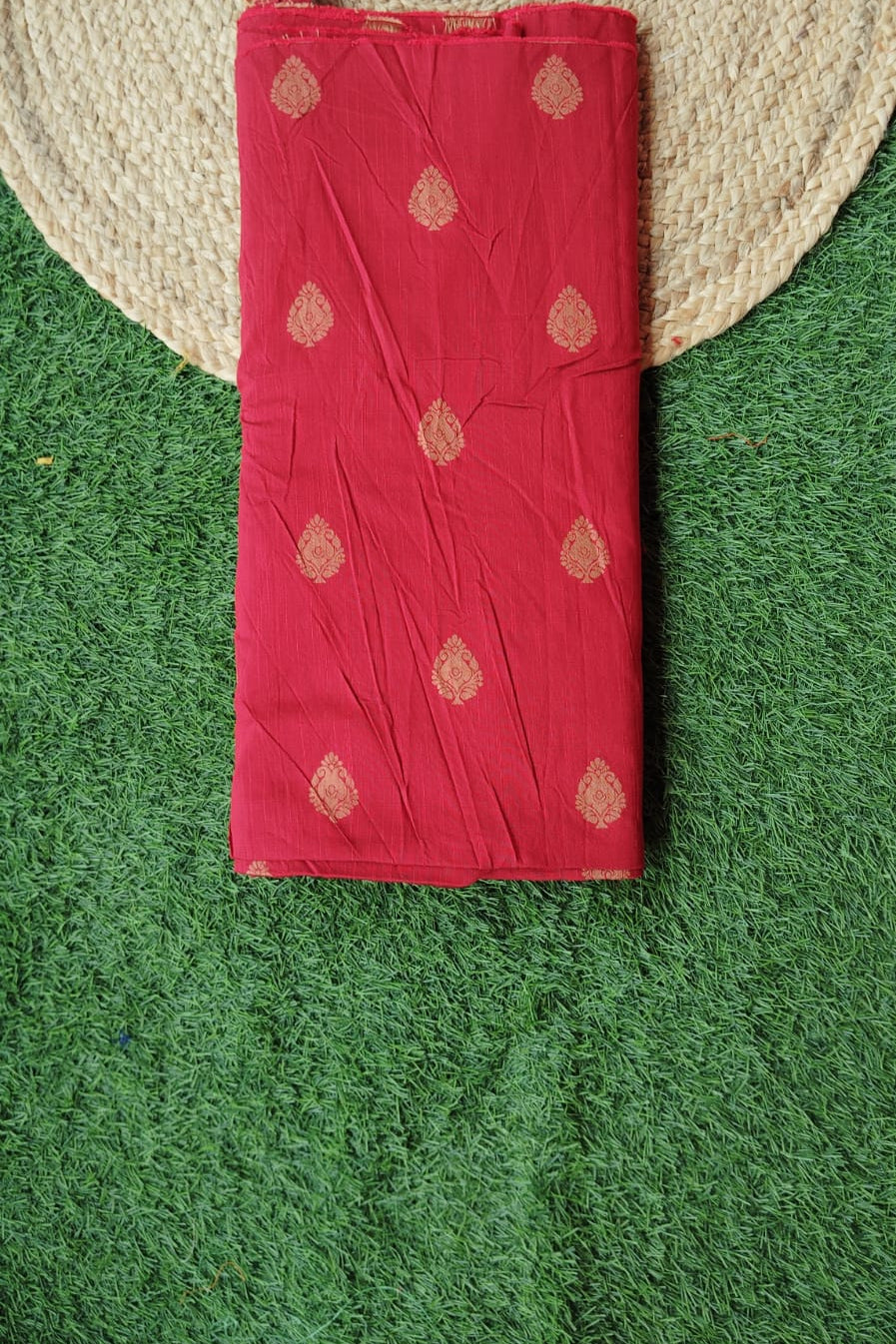 Cotton Brocade Material