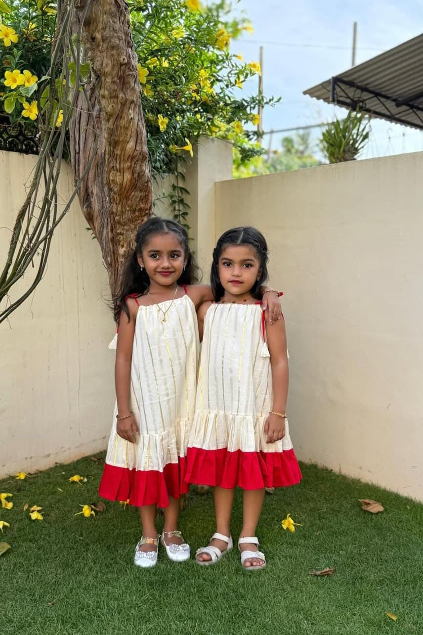 Cherry Bloom Frock - KBGCF012