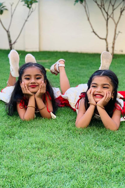 Cherry Bloom Frock - KBGCF012