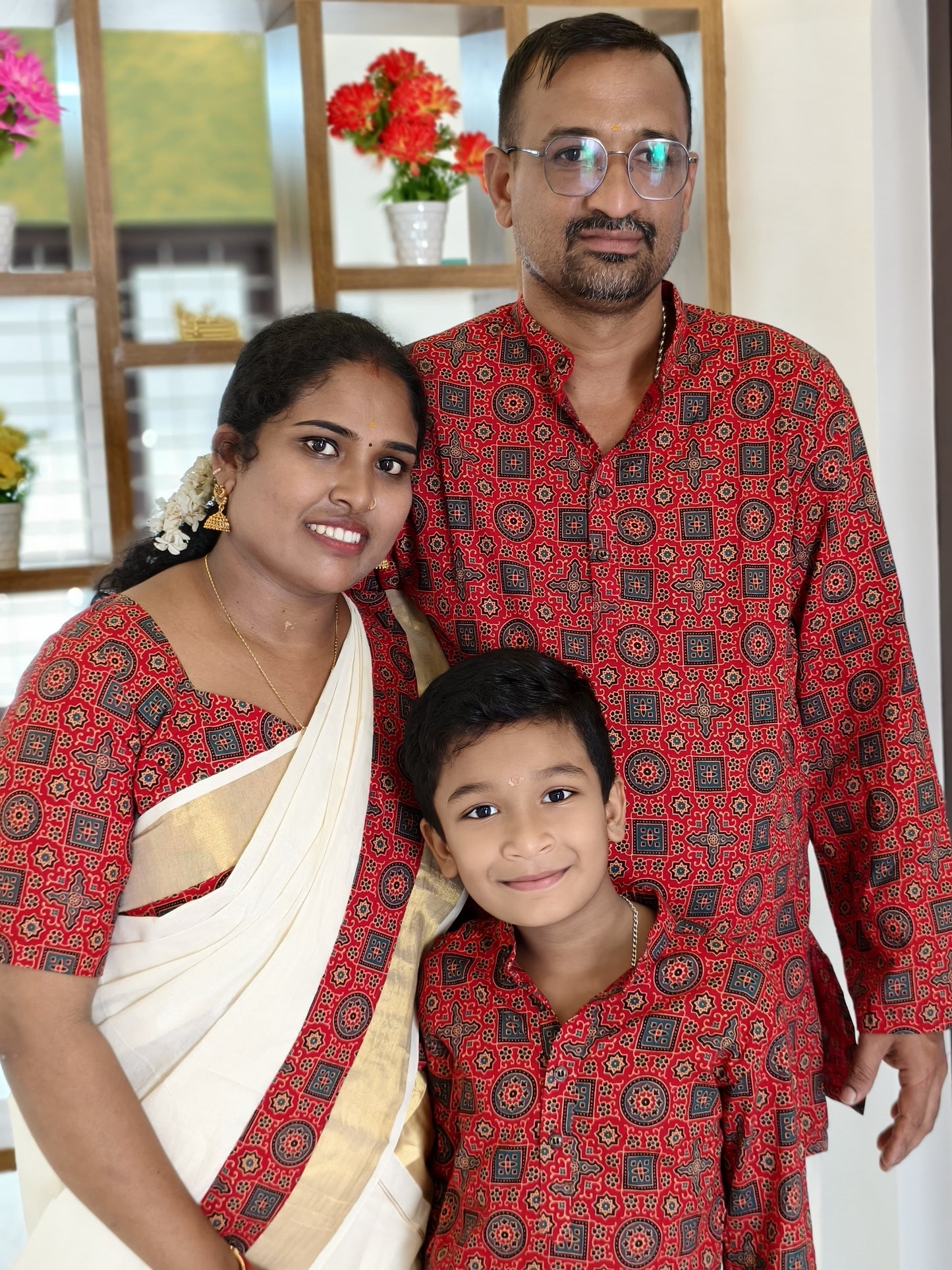 Ajrak Family Combo - KBFCA001