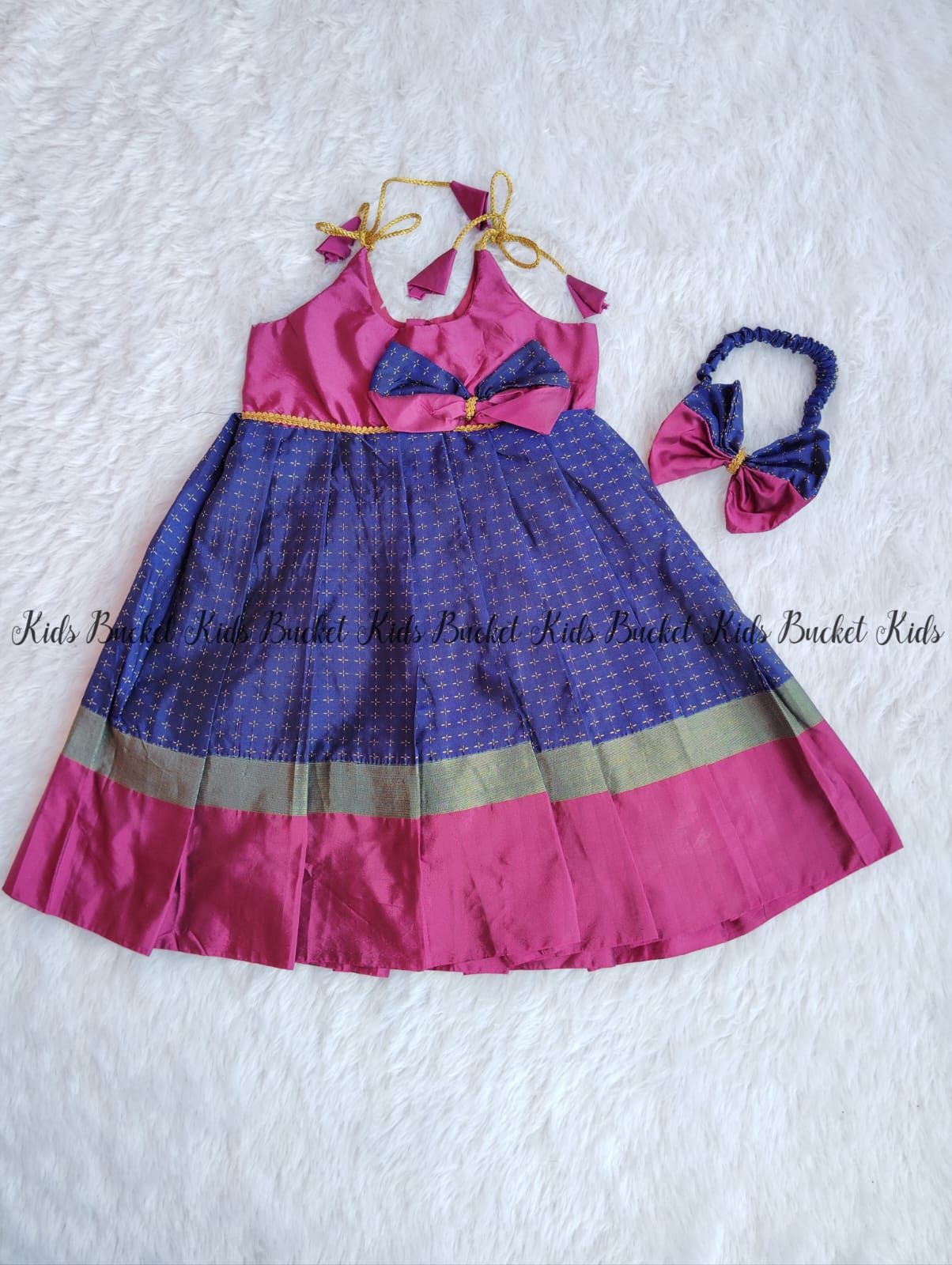 Arni Silk Frock - KBGFRY003