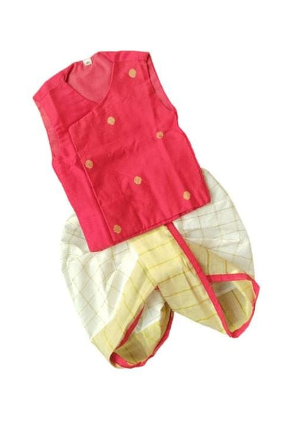 Brocard Coin Design Kurta and Dhoti Pants - KBBKB010