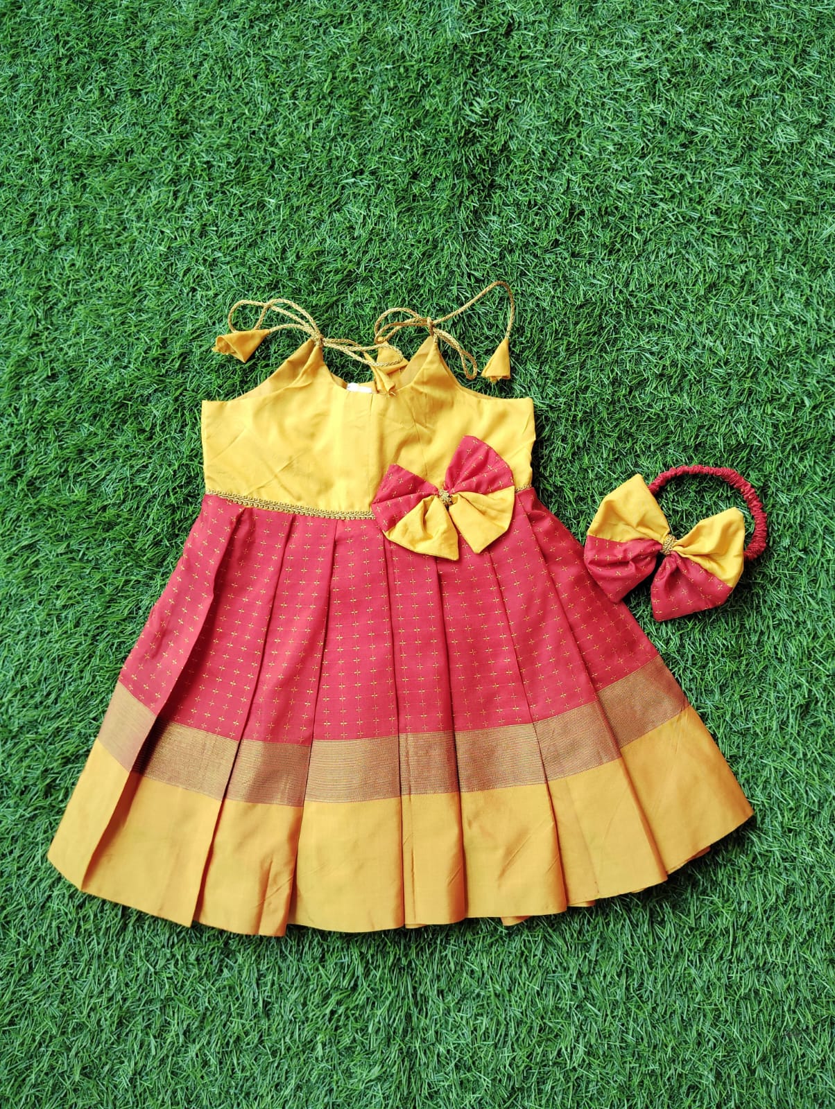 Arni Silk Frock - KBGFRY003