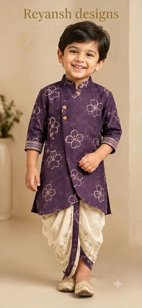 Brocade Kurtha with Dhoti -KBBK006