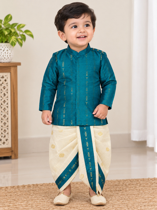 Cotton Kurtha with dhoti pant-RD