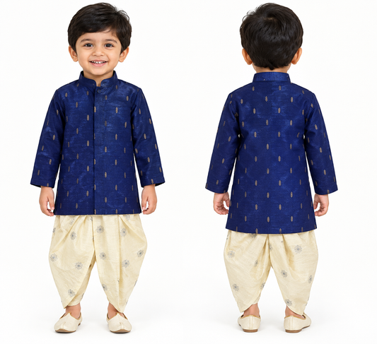 Cotton Printed Kurtha And Dhoti Set KBCPK 1004